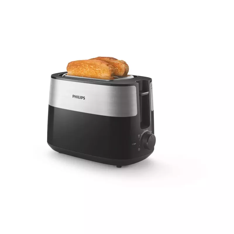 Skrudintuvas Philips HD2516/90 Daily Collection – 2 plytelių, 830 W, 8 skrudinimo lygių, atšildymas, išimamas trupinių padėklas