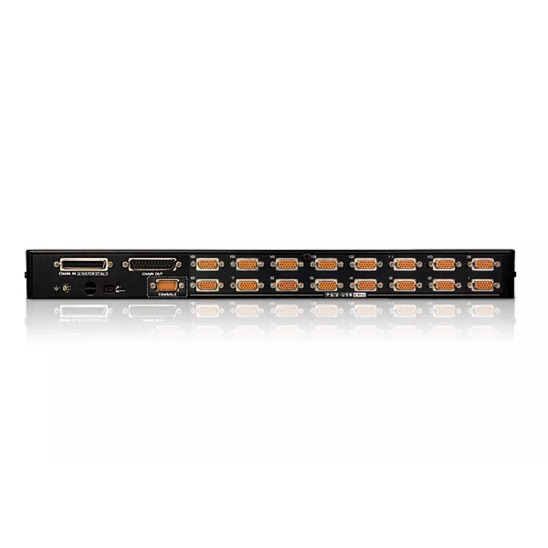 ATEN 16 prievadų USB - PS/2 VGA KVM jungiklis su USB periferiniu prievadu