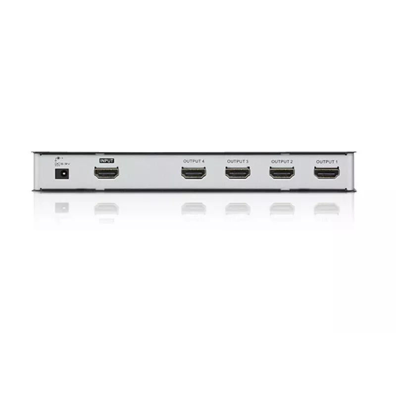 ATEN VS184A 4 prievadų HDMI garso/vaizdo skirstytuvas 4Kx2K, 4x HDMI, juodas