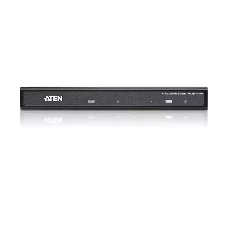 ATEN VS184A 4 prievadų HDMI garso/vaizdo skirstytuvas 4Kx2K, 4x HDMI, juodas
