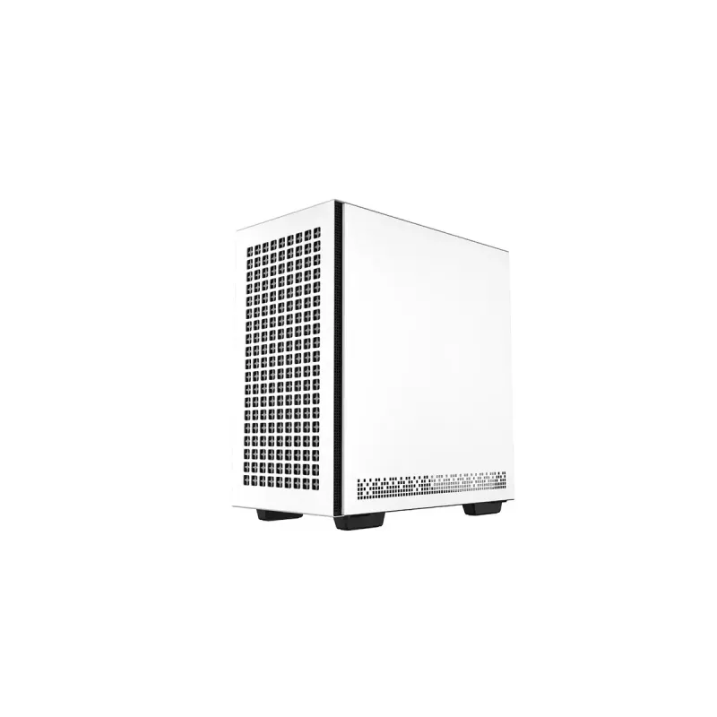 Korpusas DeepCool CH370 WH Mini Tower — Baltas, micro ATX/Mini-ITX, grūdintas stiklas, RGB ventiliatoriai, 2x 3,5 colio vietos, 3x 2,5 colio vietos, GPU iki 320 mm