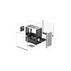 Korpusas DeepCool CH370 WH Mini Tower — Baltas, micro ATX/Mini-ITX, grūdintas stiklas, RGB ventiliatoriai, 2x 3,5 colio vietos, 3x 2,5 colio vietos, GPU iki 320 mm