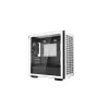 Korpusas DeepCool CH370 WH Mini Tower — Baltas, micro ATX/Mini-ITX, grūdintas stiklas, RGB ventiliatoriai, 2x 3,5 colio vietos, 3x 2,5 colio vietos, GPU iki 320 mm
