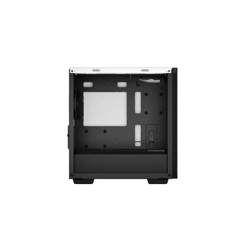 Korpusas DeepCool CH370 WH Mini Tower — Baltas, micro ATX/Mini-ITX, grūdintas stiklas, RGB ventiliatoriai, 2x 3,5 colio vietos, 3x 2,5 colio vietos, GPU iki 320 mm