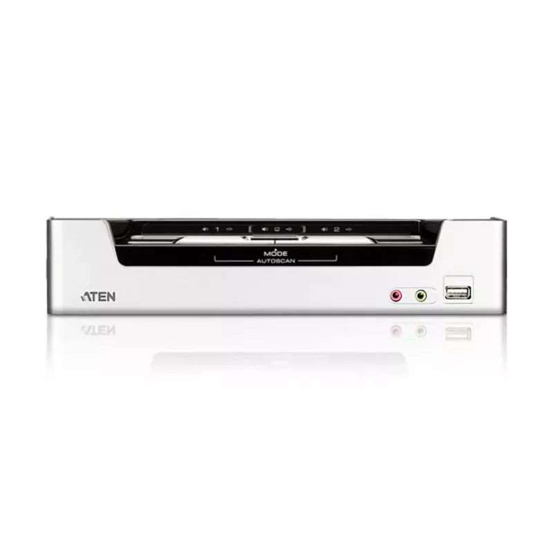 ATEN CS1792 2 prievadų USB HDMI KVM jungiklis su garsu ir USB 2.0 šakotuvu (KVM kabeliai įtraukti)
