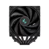 Oro aušintuvas DeepCool AK620 ZERO DARK 12 cm Juoda, 6 šilumos vamzdelių, 2x120 mm PWM ventiliatoriai, TDP 260 W, Aukštis 160 mm