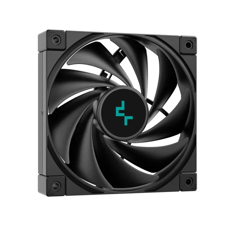 Oro aušintuvas DeepCool AK620 ZERO DARK 12 cm Juoda, 6 šilumos vamzdelių, 2x120 mm PWM ventiliatoriai, TDP 260 W, Aukštis 160 mm