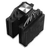 Oro aušintuvas DeepCool AK620 ZERO DARK 12 cm Juoda, 6 šilumos vamzdelių, 2x120 mm PWM ventiliatoriai, TDP 260 W, Aukštis 160 mm