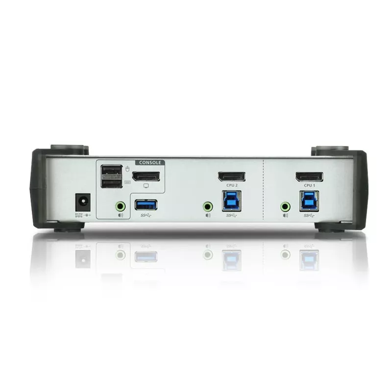 ATEN CS1912 2 prievadų USB 3.1 Gen 1 DisplayPort 1.1 KVMP™ jungiklis su garsiakalbiu (KVM kabeliai įtraukti)