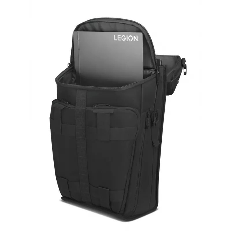 Kelioninė kuprinė Lenovo Legion Active GX41C86982 – poliesteris, juoda, tinka iki 17 colių (310×190×460 mm)