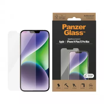 Apsauginis stiklas PanzerGlass Apple iPhone 14 Plus / 13 Pro Max atsparus įbrėžimams ir smūgiams