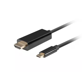 LANBERG USB-C (m) - HDMI (m) 1 m 4K 60 Hz juodas