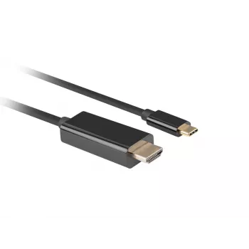 LANBERG USB-C (m) - HDMI (m) 1 m 4K 60 Hz juodas