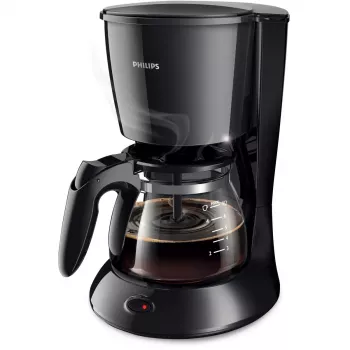 Lašelinė kavos virimo aparatas Philips HD7432/20 — 750 W, 1.2 L virimas (0.6 L bakas), 7 puodeliai, juodas