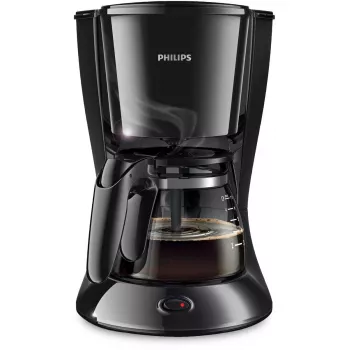 Lašelinė kavos virimo aparatas Philips HD7432/20 — 750 W, 1.2 L virimas (0.6 L bakas), 7 puodeliai, juodas