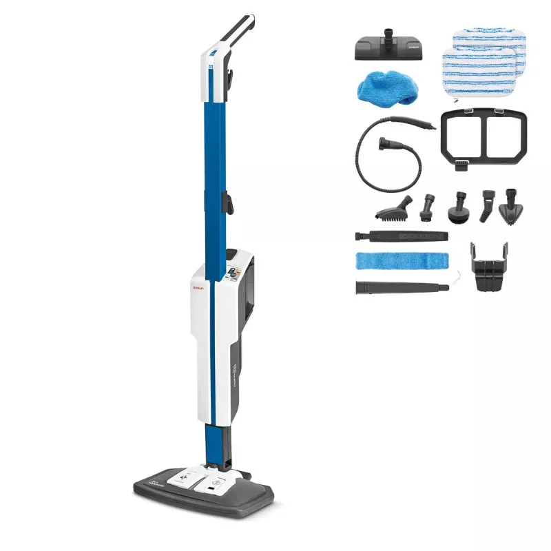 Polti Vaporetto SV620_Style garų šluota 0,5 L 1500 W mėlyna, balta