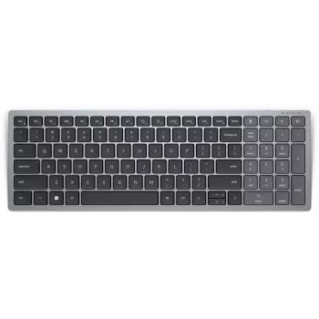 Klaviatūra Dell Pro Plus Compact KB740 — Pilno dydžio (100%), RF belaidis + Bluetooth, Rusų QWERTY, Juoda/Pilka