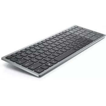 Klaviatūra Dell Pro Plus Compact KB740 — Pilno dydžio (100%), RF belaidis + Bluetooth, Rusų QWERTY, Juoda/Pilka