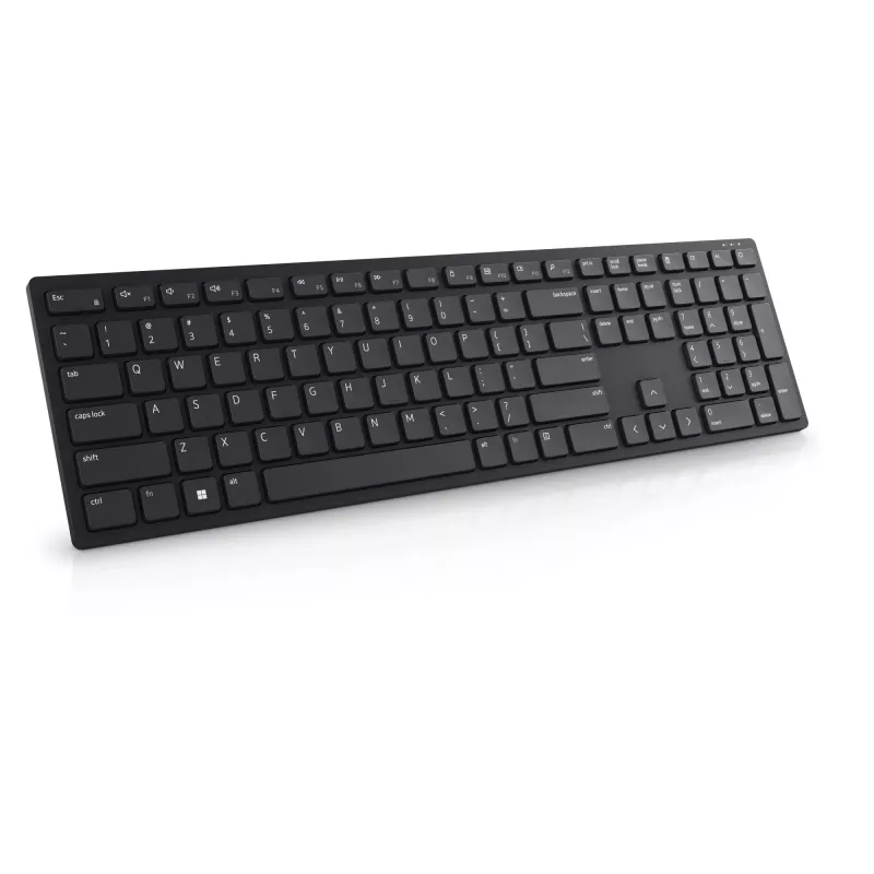 DELL Pro Keyboard KB500 – belaidė klaviatūra, US International (QWERTY), pilno dydžio, RF 2.4 GHz, juoda