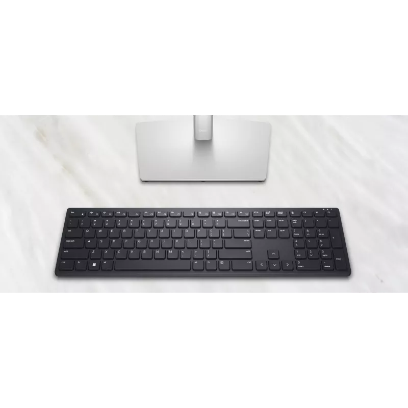 DELL Pro Keyboard KB500 – belaidė klaviatūra, US International (QWERTY), pilno dydžio, RF 2.4 GHz, juoda