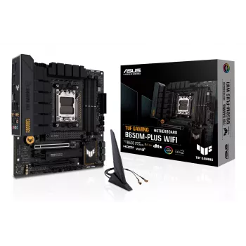 ASUS TUF GAMING B650M-PLUS WIFI pagrindinė plokštė, AMD B650, Socket AM5, micro ATX