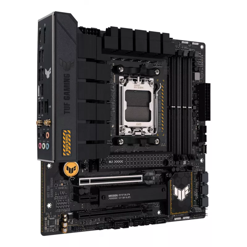 ASUS TUF GAMING B650M-PLUS WIFI pagrindinė plokštė, AMD B650, Socket AM5, micro ATX