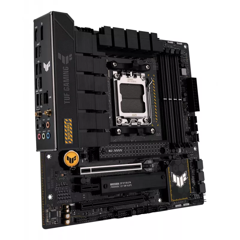 ASUS TUF GAMING B650M-PLUS WIFI pagrindinė plokštė, AMD B650, Socket AM5, micro ATX