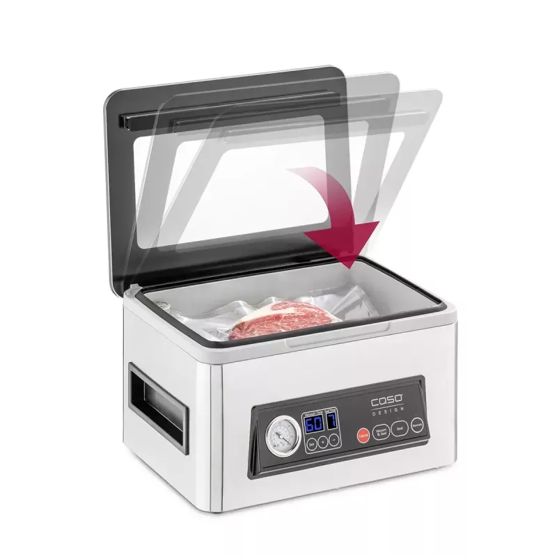 Vakuuminis pakuotojas Caso VacuChef 50 Power 300 W nerūdijančio plieno modelis 01416 maisto konservavimui