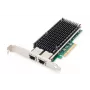 DIGITUS DN-10163 Ethernet serverio adapteris - 10Gbps dviejų prievadų PCI-E x8, Intel X540 BT2