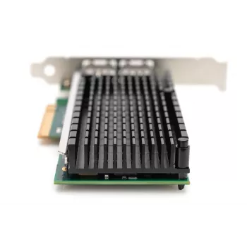DIGITUS DN-10163 Ethernet serverio adapteris - 10Gbps dviejų prievadų PCI-E x8, Intel X540 BT2
