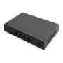 DIGITUS DN-95330-1 nevaldomas PoE komutatorius 4+1 Gigabit prievadai, 60 W