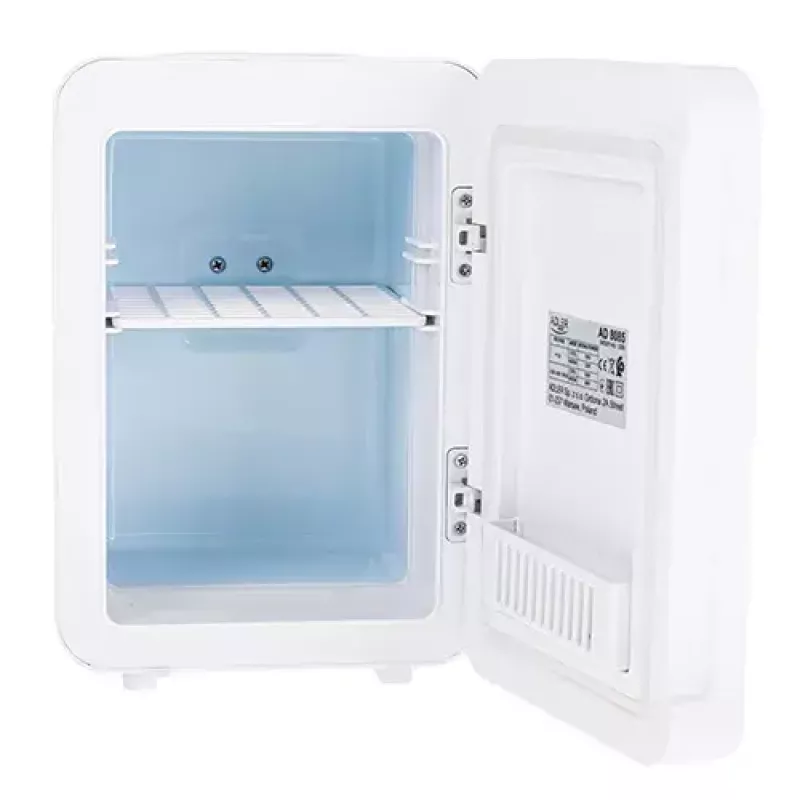 Stalinias mini šaldytuvas Adler AD 8085, 4 L, dešinysis vyris, veidrodinės durelės, 220–240V/12V