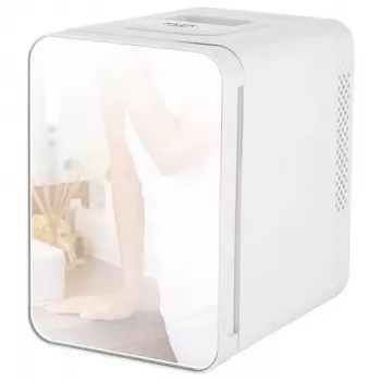 Stalinias mini šaldytuvas Adler AD 8085, 4 L, dešinysis vyris, veidrodinės durelės, 220–240V/12V