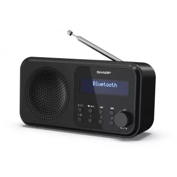 Sharp DR-P420(BK) Tokyo nešiojamasis skaitmeninis radijas, DAB, DAB+, FM, 2 W