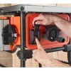 Staldis pjūklas Black & Decker BES720-QS — 1800 W, 25,4 cm diskas, 8,5 cm pjovimo gylis, laisvai pastatomas, stalo prailginimas