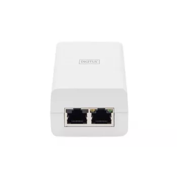 DIGITUS Gigabit Ethernet PoE+ Injektorius 802.3at, 30 W, mažas korpusas, baltas
