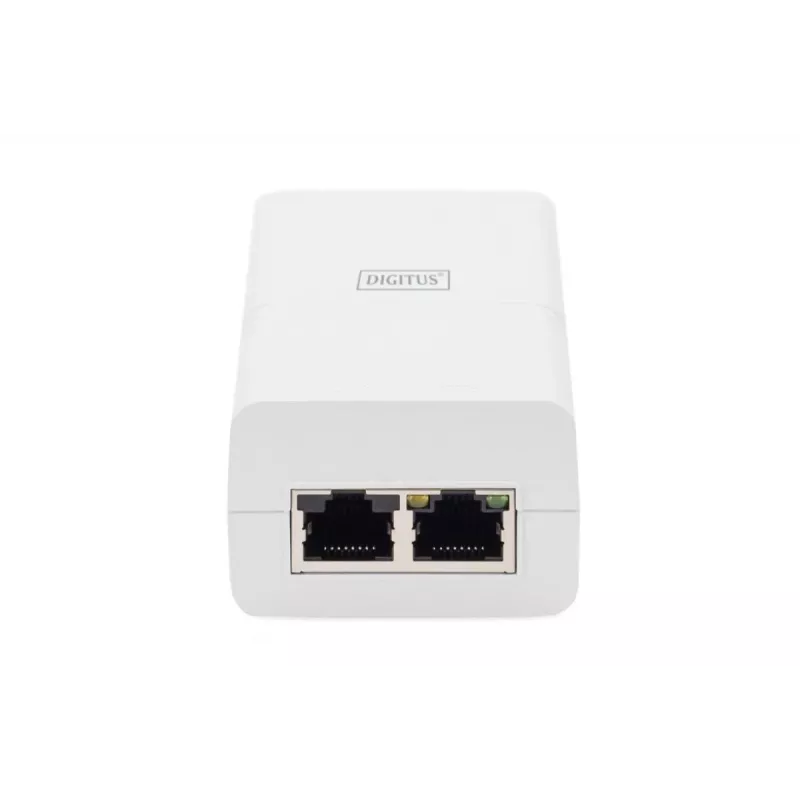DIGITUS Gigabit Ethernet PoE+ Injektorius 802.3at, 30 W, mažas korpusas, baltas