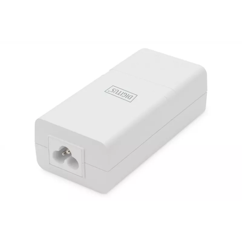 DIGITUS Gigabit Ethernet PoE+ Injektorius 802.3at, 30 W, mažas korpusas, baltas