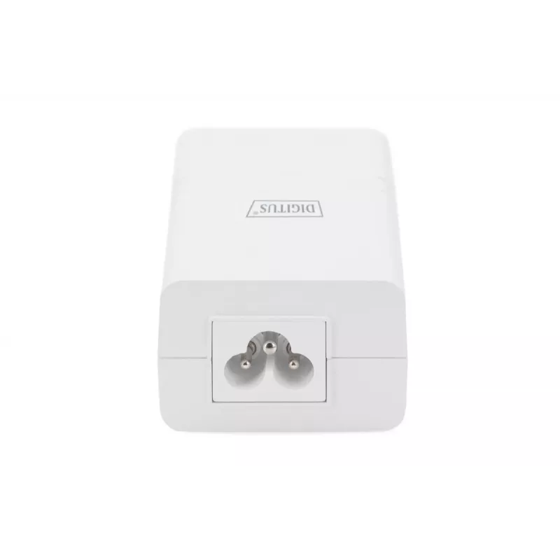DIGITUS Gigabit Ethernet PoE+ Injektorius 802.3at, 30 W, mažas korpusas, baltas