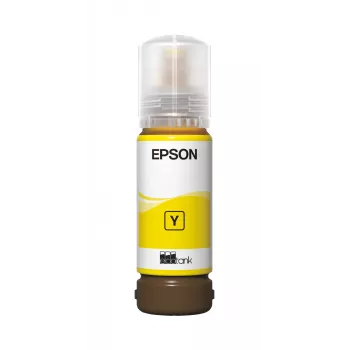 Rašalo buteliukas Epson 108 EcoTank Geltona – originalus geltonas rašalas EcoTank spausdintuvams