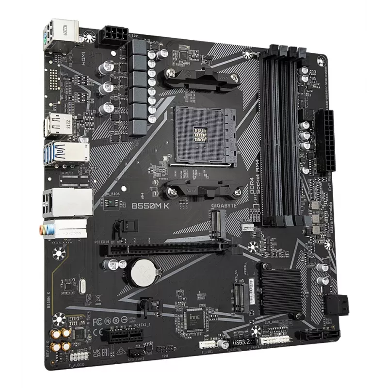 GIGABYTE B550M K pagrindinė plokštė