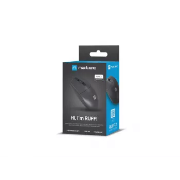 Natec Ruff 2 USB optinė pelė 1000dpi juoda