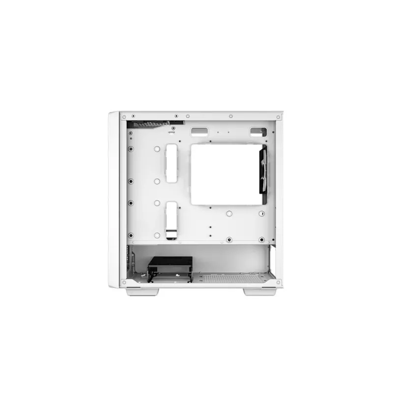 Korpusas DeepCool CC360 WH ARGB Mini Tower Baltas – Micro‑ATX/Mini‑ITX, grūdintas stiklas, 2x 3,5 colio + 3x 2,5 colio, 2x priekiniai 120 mm ventiliatoriai