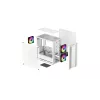 Korpusas DeepCool CC360 WH ARGB Mini Tower Baltas – Micro‑ATX/Mini‑ITX, grūdintas stiklas, 2x 3,5 colio + 3x 2,5 colio, 2x priekiniai 120 mm ventiliatoriai