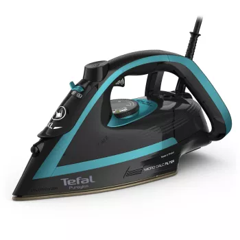Tefal Puregliss FV8066 sausas ir garinis lygintuvas su Durilium AirGlide Autoclean padu, 3000 W, juodas, mėlynas