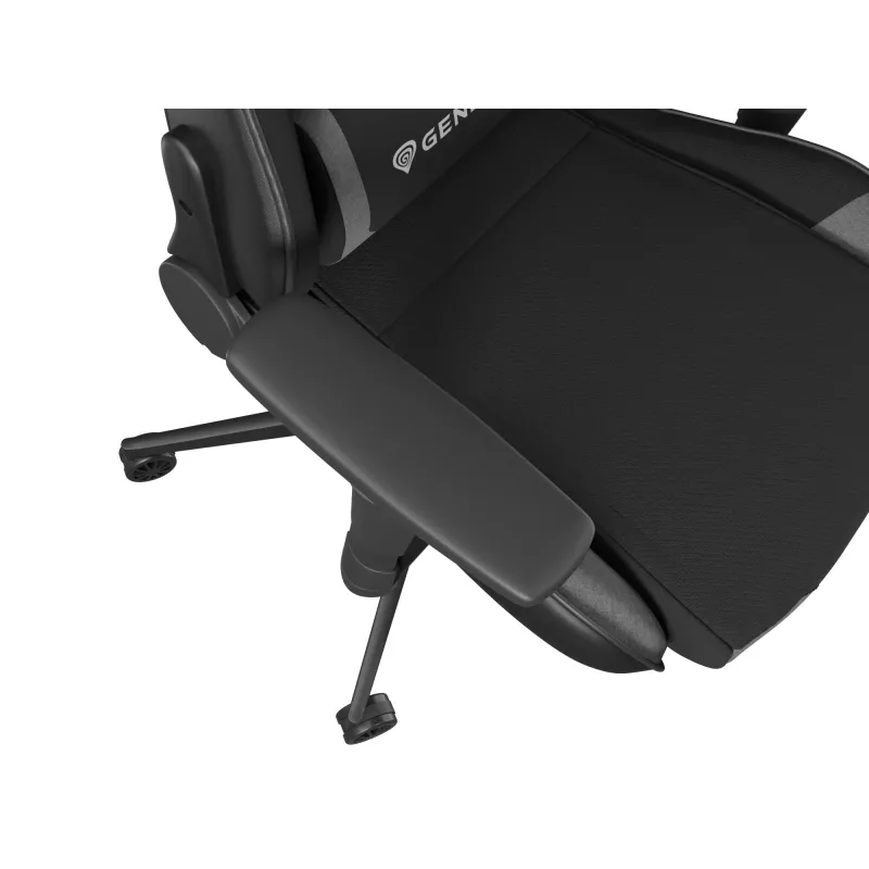 Žaidimų kėdė GENESIS NITRO 440 G2 Minkštas sėdėjimas Juoda Pilka Maks. svoris 120 kg