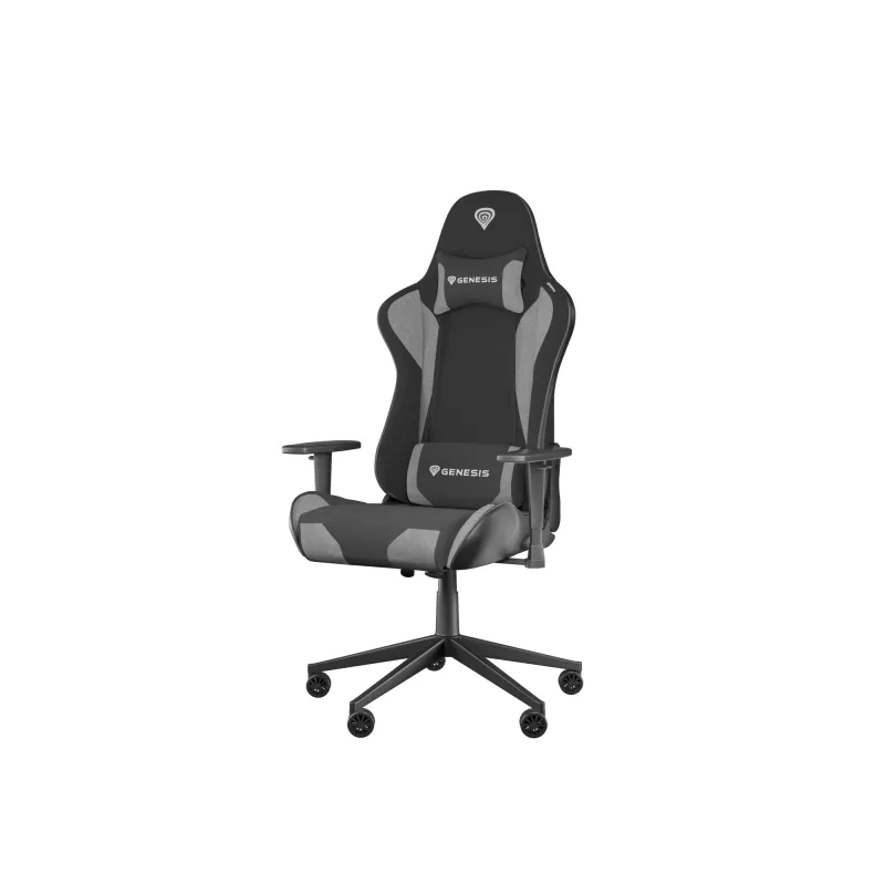 Žaidimų kėdė GENESIS NITRO 440 G2 Minkštas sėdėjimas Juoda Pilka Maks. svoris 120 kg