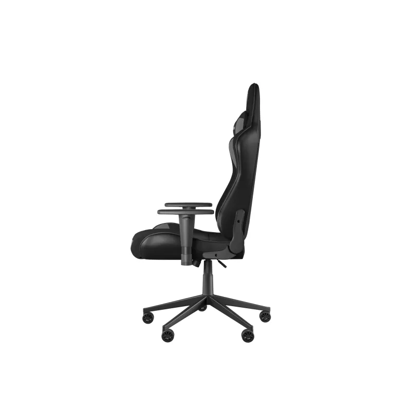 Žaidimų kėdė GENESIS NITRO 440 G2 Minkštas sėdėjimas Juoda Pilka Maks. svoris 120 kg