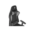 Žaidimų kėdė GENESIS NITRO 440 G2 Minkštas sėdėjimas Juoda Pilka Maks. svoris 120 kg