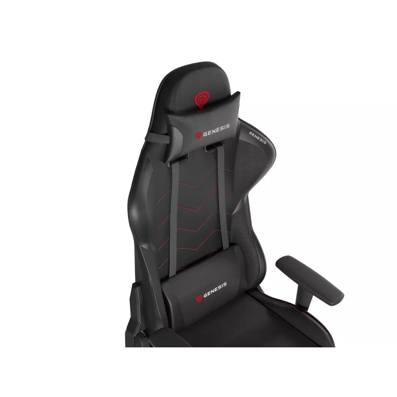 GENESIS Nitro 550 G2 universali žaidimų kėdė, paminkštinta sėdynė, juoda